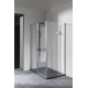 Душевое ограждение Allen Brau Priority 1600х900 мм 8 мм серебро браш 3.31038.BA/3.31044.BA
