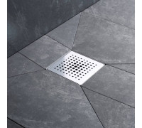 Трап для душа точечный AM.PM PrimeFlow Point мокрый затвор Cut Gradient 10 см W02BD-P11-010-01SB