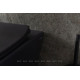 Унитаз подвесной Allen Brau Reality Rimless без сиденья 530x365 мм черный 4.32006.31