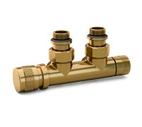 Узел нижнего подключения SR Rubinetterie Tondera угловой левый 1/2x3/4 Бронза 0683-1500Z0E0