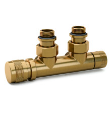 Узел нижнего подключения SR Rubinetterie Tondera угловой левый 1/2x3/4 Бронза 0683-1500Z0E0