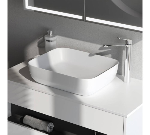 Раковина накладная AM.PM Func 51 см прямоугольная M8FWCC10510WG