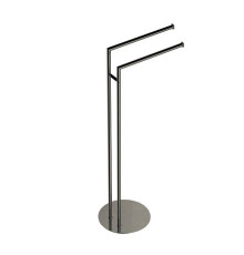 Стойка напольная с двойным полотенцедержателем Colombo Design Mini PVD нержавеющая сталь B4038.HPS1