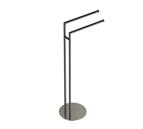 Стойка напольная с двойным полотенцедержателем Colombo Design Mini PVD нержавеющая сталь B4038.HPS1