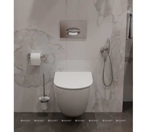 Кнопка смыва Logan Oval двойная хром 297675