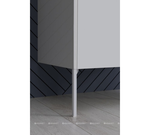 Тумба под раковину Aquanet Nova Lite 60 2 двери белый глянец 00298847