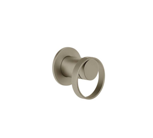 Смеситель для душа Gessi Anello встраиваемый на 1 выход внешняя часть Finox Brushed Nickel 63409#149