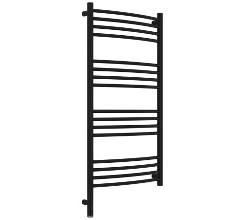 Полотенцесушитель электрический Сунержа Богема 3.1 выгнутая 500х1000 мм левое подключение черный матовый 31-6002-1050