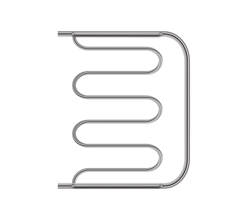 Полотенцесушитель водяной Primoclima Astra Л water Inox 600x500 мм PCAstraЛWInox6050