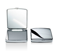 Зеркало косметическое Decor Walther TS 1 карманное с подсветкой увеличение 7x хром 0118400
