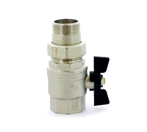 Кран шаровой Bugatti Oregon 320 с полусгоном 1 1/4 ВР-НР бабочка 3200038