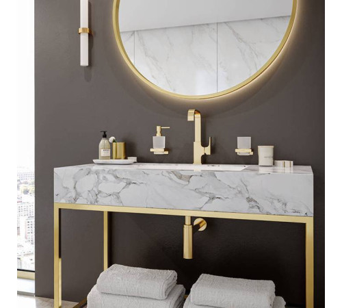 Диспенсер для жидкого мыла Hansgrohe AddStoris полированное золото 41745990