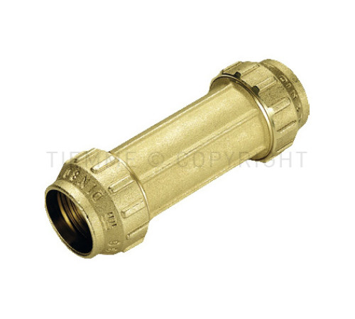 Муфта резьбозажимная Tiemme 63х63 мм латунная 3400077