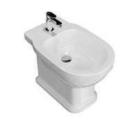 Биде напольное Kerama Marazzi Pompei 1 отверстие белый глянцевый PO.bidet.01