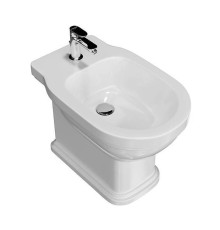Биде напольное Kerama Marazzi Pompei 1 отверстие белый глянцевый PO.bidet.01