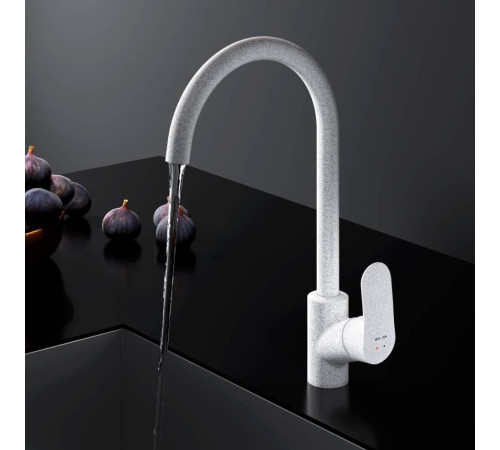 Смеситель для кухни AM.PM Like белый камень F8007133