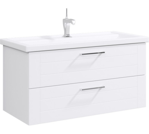 Тумба под умывальник AQUATON Манчестер 1010х540х460 мм подвесная MAN01102