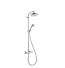 Душевая система Hansgrohe Croma 220 Showerpipe с термостатом хром 27185000