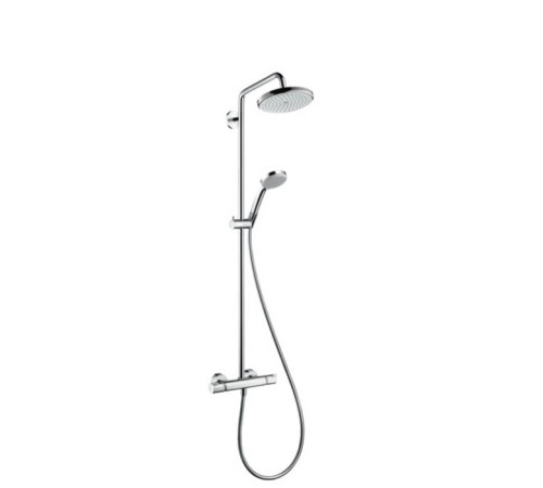 Душевая система Hansgrohe Croma 220 Showerpipe с термостатом хром 27185000