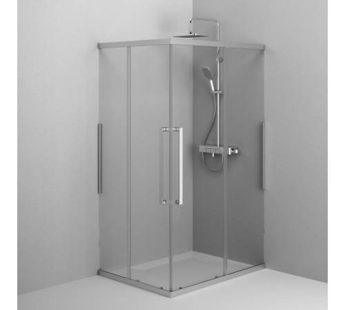Душевое ограждение AM.PM Func 120x90 см профиль хром стекло прозрачное W84G-403-12090-MT