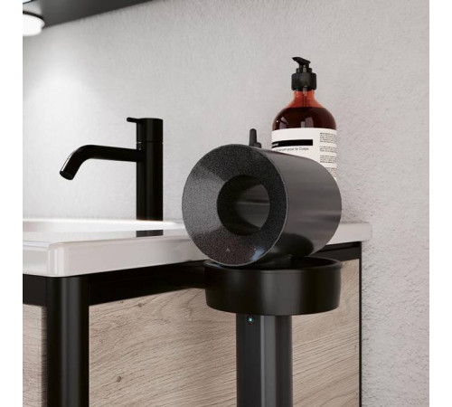 Держатель фена Burgbad Vry подвесной черный матовый ACJW001