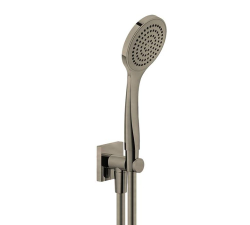 Душевой гарнитур Gessi Emporio Shower с выводом воды шлангом 1.5 м и лейкой Finox Brushed Nickel 47323#149