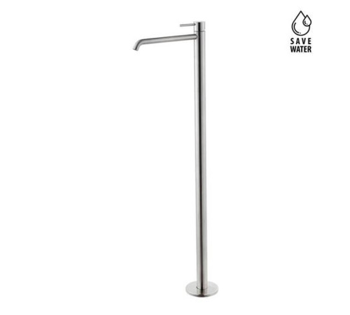 Смеситель для раковины напольный Newform X-STEEL 316 излив 280 мм наружная часть INOX 69618EX.50.050