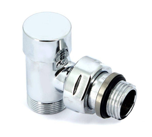 Вентиль обратный Carlo Poletti Compact угловой НН 1/2 x M24x19 хром V150211B