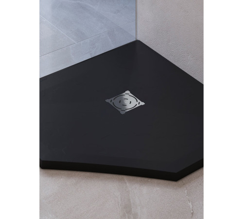 Душевой поддон трапеция RGW Stone Tray ST/T-G графит 1000x1000 мм 16155100-02