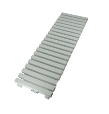 Радиатор стальной KZTO Quadrum 40 H 300 20 секций нижнее правое подключение Белый муар QUD40H30020RRAL1T104S9016