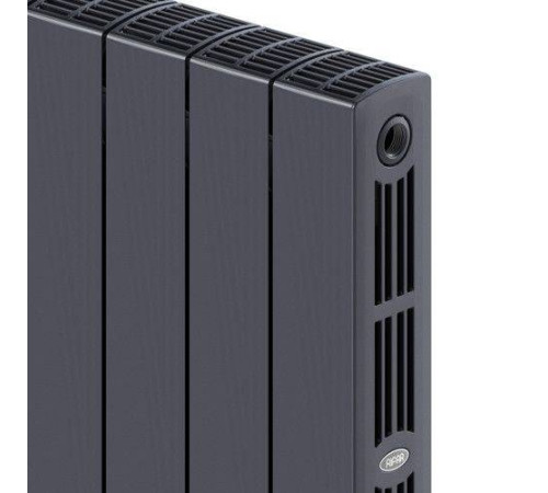 Радиатор биметаллический RIFAR SUPReMO 500 4 секции боковое подключение титан Н11604