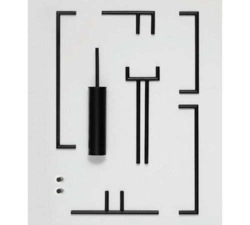 Ершик для туалета подвесной Bertocci Trecento черный матовый 125 4814 0800