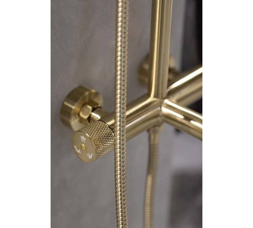 Смеситель для ванны Boheme Uno однорычажный золото матовое 463-MG