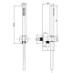 Душевой комплект FIMA Carlo Frattini Spillo Steel ручной душ шланг 1500 мм INOX F2951/4INOX
