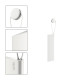 Скребок для душа с настенным держателем KEUCO Universal белый 04959 510000