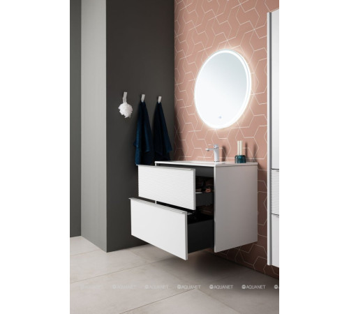 Тумба с раковиной Aquanet Вита 60 белый матовый 00339160