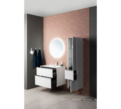 Тумба с раковиной Aquanet Вита 60 белый матовый 00339160