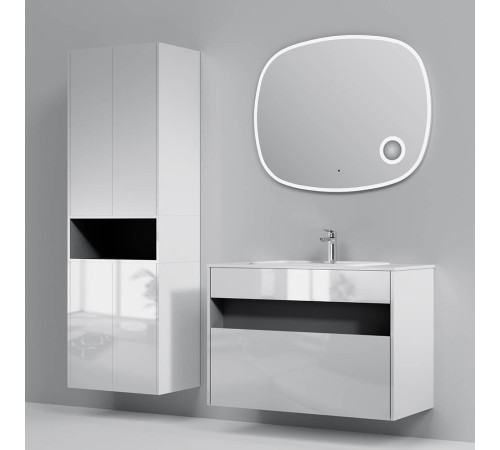 База под раковину AM.PM Func 100 см с нишей и 1 ящиком белый глянец M8FFUX1001WG