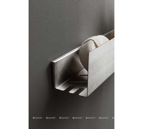 Полка Aquanet Магнум 600х120х100 мм сталь браш 00334111