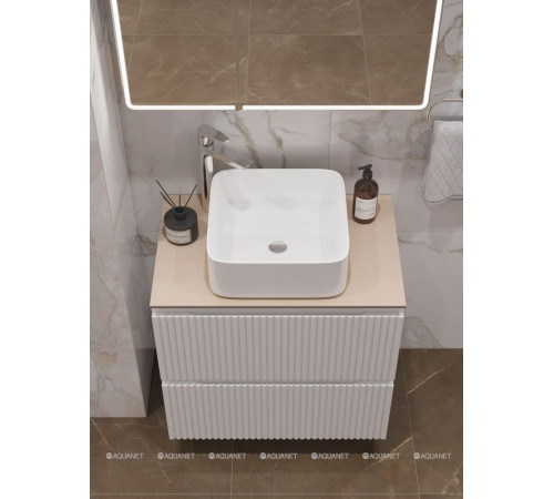 Тумба под раковину Aquanet Джейн 70 (Flat) белый матовый 00335423