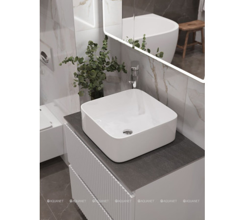 Тумба под раковину Aquanet Джейн 70 (Flat) белый матовый 00335423