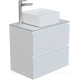 Тумба под раковину Aquanet Джейн 70 (Flat) белый матовый 00335423
