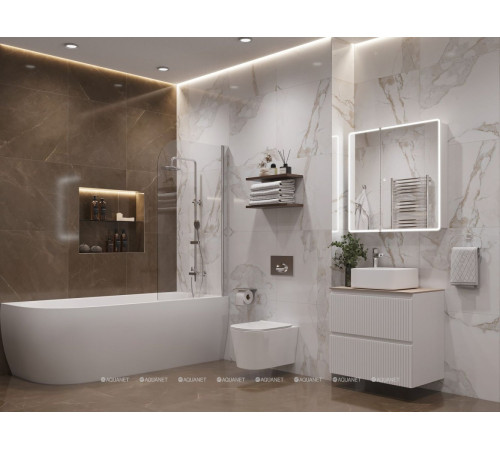 Столешница Aquanet Flat 70 бежевая 00345762