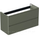 Тумба под раковину Allen Brau Gravity 120 2 ящика олива матовый 1.370011.CGM