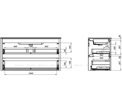 Тумба под раковину Allen Brau Gravity 120 2 ящика олива матовый 1.370011.CGM