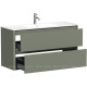 Тумба под раковину Allen Brau Gravity 120 2 ящика олива матовый 1.370011.CGM