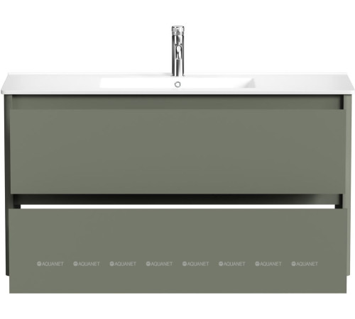 Тумба под раковину Allen Brau Gravity 120 2 ящика олива матовый 1.370011.CGM