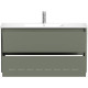 Тумба под раковину Allen Brau Gravity 120 2 ящика олива матовый 1.370011.CGM