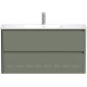 Тумба под раковину Allen Brau Gravity 120 2 ящика олива матовый 1.370011.CGM