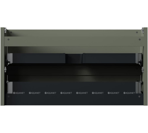 Тумба под раковину Allen Brau Gravity 120 2 ящика олива матовый 1.370011.CGM